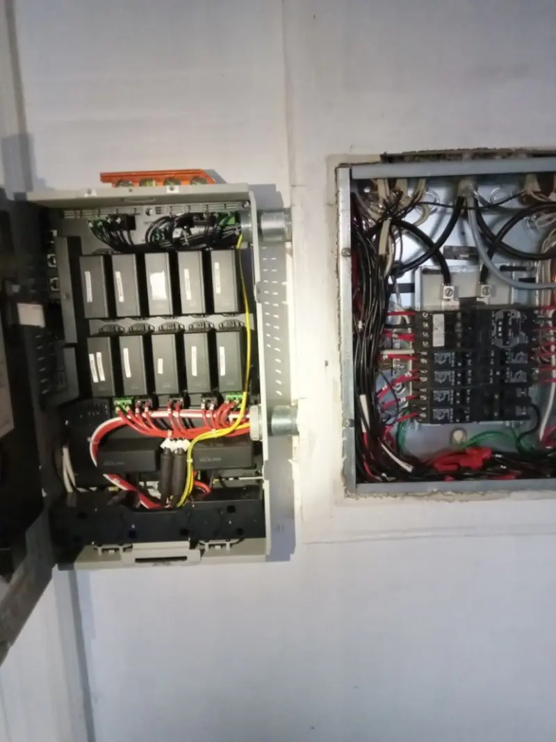 Electrical panel upgrade completed for Carbon Monoxide Detector Installation in Jamestown